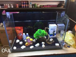 New aquarium fish tanks available. Tank size 1)