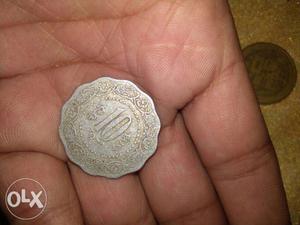 Old 2 coins of 10 paise