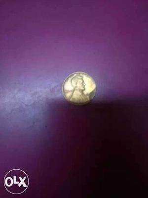 One Anna व्हरी ररे Abraham Lincoln Coin 