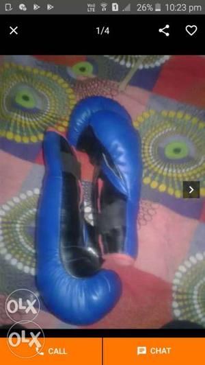 Pair Of Blue-and-black Boxing Gloves Screenshot