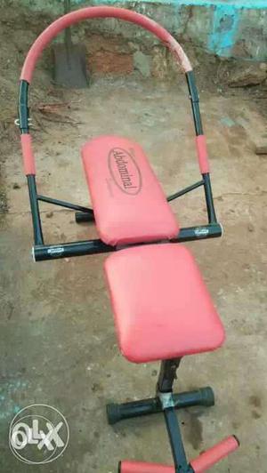 Red And Black Utility Bench