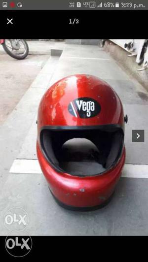 Red And Black Vega Full-face Helmet urjant sell good