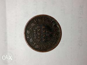 Round  Anna India Coin