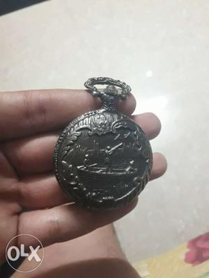 Silver-colored Pocket Watch