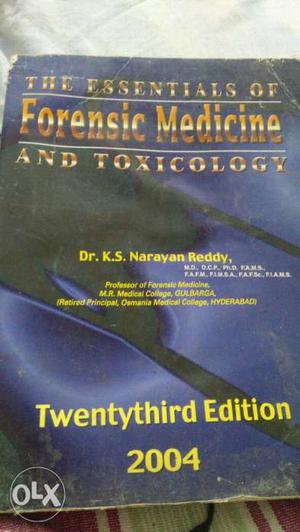The Essentials Of Forensic Medicine And Toxicology Book