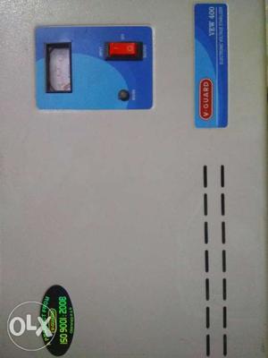 Blue And White Automatic Voltage Stabilizer