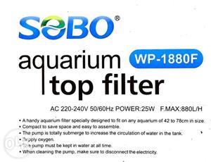 Fish tank top filter brand new