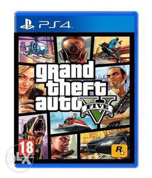 Grand Theft Auto Five PS4 Game Case