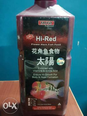 Hi-Red Fish Food Bottle