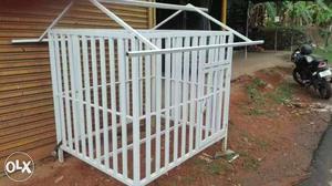 White Steel Cage