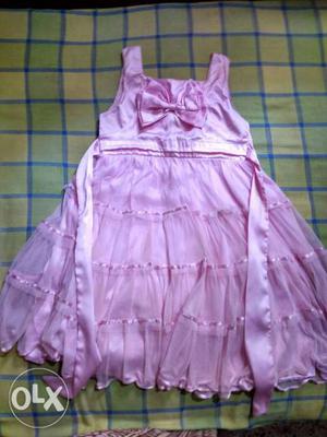 Baby Pink Frock From Gini and Jony Size: 10