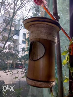 Bird house made from bamboo