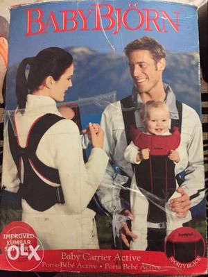Black And Red Baby Bjorn Baby Carrier
