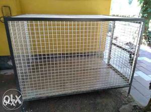 Black And White Wire Cage