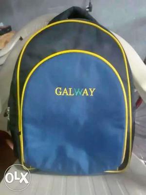 Blue, Black, And Yellow Galway Backpack