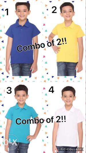 ||Branded Combo Of Any 2- Kids Collar Fine 100%