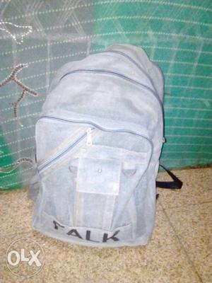 Gray Talk Backpack