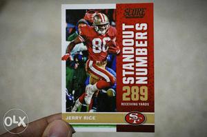 'Jerry Rice' Score Card (Price negotiable)