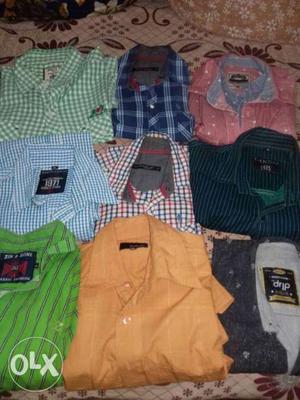 Less used shirts neat and clean condition each