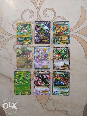 Nine Pokemon Trading Card Collection
