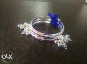 Silver fancy kadli for kids