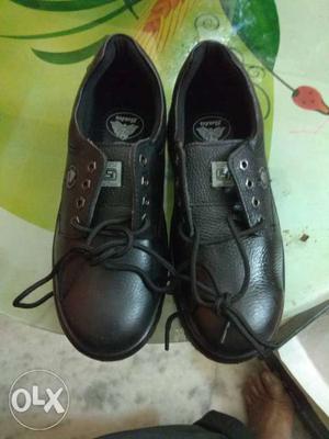 Toddler's Black Leather Dress Shoes