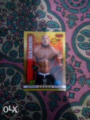WWE Goldberg Trading Card