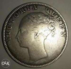 1 Rupee - Victoria Pure Silver