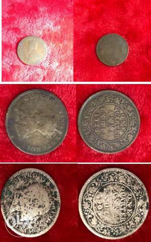 100 Years Old Antique Indian Coins for Sell