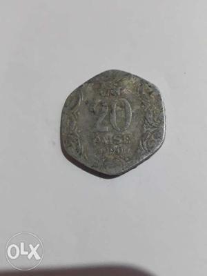 20 paise old coin people were using in history