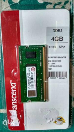 4GB DDR3 Laptop RAM New