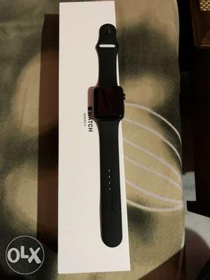 Apple watch series 3 black aluminium case