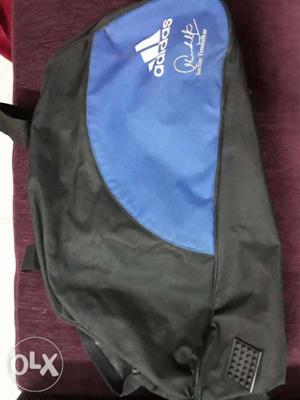 Black And Blue Adidas Duffel Bag