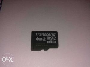Black And White Transcend Micro-SD Card