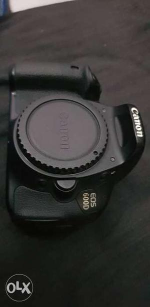 Black Canon EOS 600D Camera