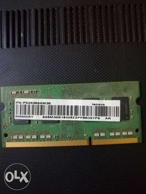 DDR3 Ram 4gb for laptop Brand: samsung