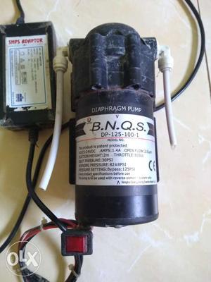 Diaphragm Pump B.N.Q.S 82 psi; 24 volt adapter and switch.