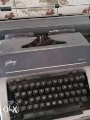 Godrej typewriter