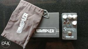 Gray And White Sovereign Wampler Guitar Effect With