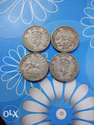 I have 4 coins before the freedom of India