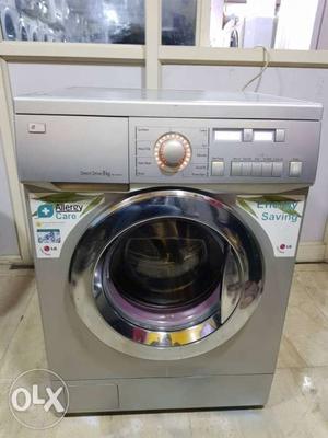 LG direct drive 8kg front load washing machine with free