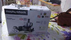 Morphy Richards Icon Dlx Food Processor Boxed New