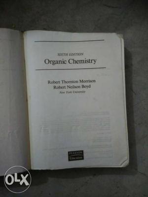 Morrison & boyd organic chemistry in two volumes. Price