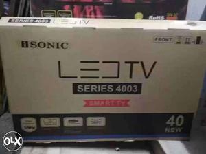 New isonic 40 " led TV smart android 1 year