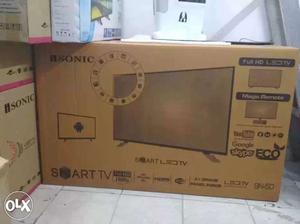 New isonic 50" led TV smart android 1 year