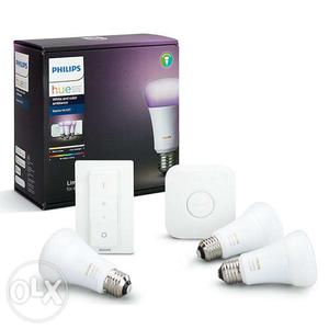 Philips Hue Colour Ambiance Wireless Lighting LED Starter
