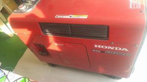 Red Honda Portable Generator