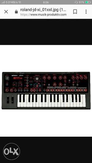 Roland jd xi very great instrument call nine,