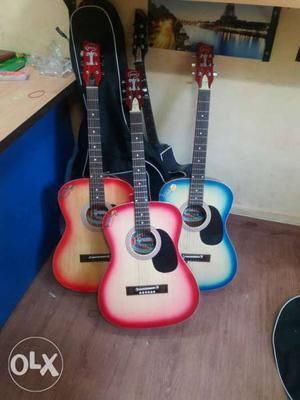 Several-color Acoustic Guitars