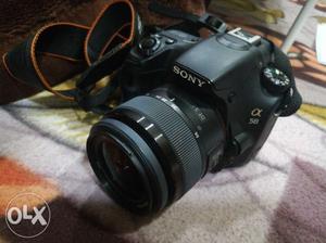 Sony alpha 58 dslr with lens, hdmi cable, 8 gb